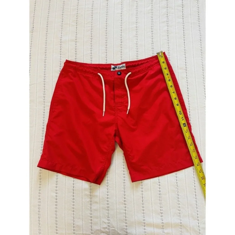 Trunks Men's Swim Trunks. Size 32. Red. 7 Inch Inseam. Beach. Sea‎ Life. Surfer